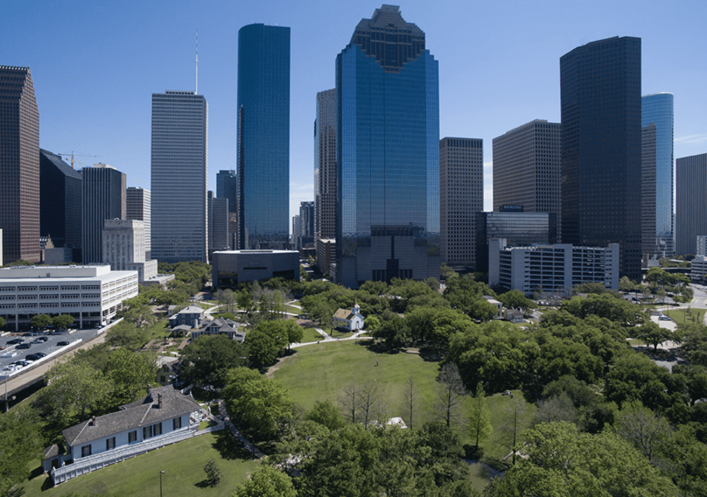 Sam Houston Park is an eclectic assortment of 10 historical structures that share Houston's chronological history. (All photos courtesy of The Heritage Society)