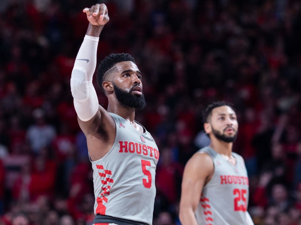 University of Houston guard Corey Davis is a steady hand. (Photo by F. Carter Smith.)