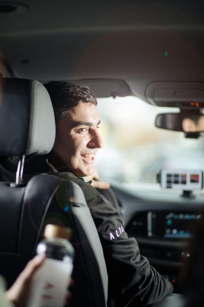 Customers feel in control of their ride. 