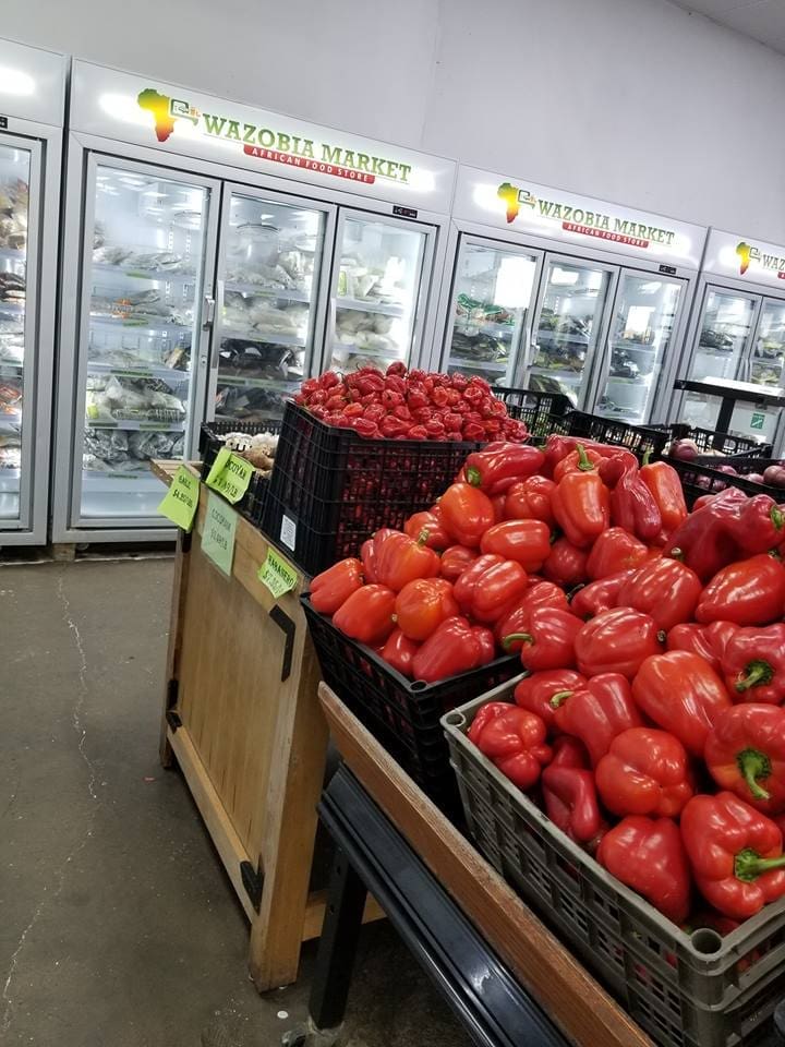 Wazobia Market prides itself on fresh produce. 