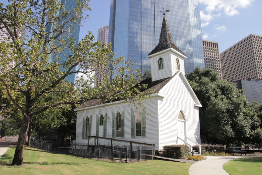 German and Swiss immigrants built St. John Church in 1891 for their Evangelical Lutheran congregation. 