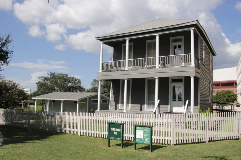 Reverend John Henry Yates built the Yates House in 1870. 