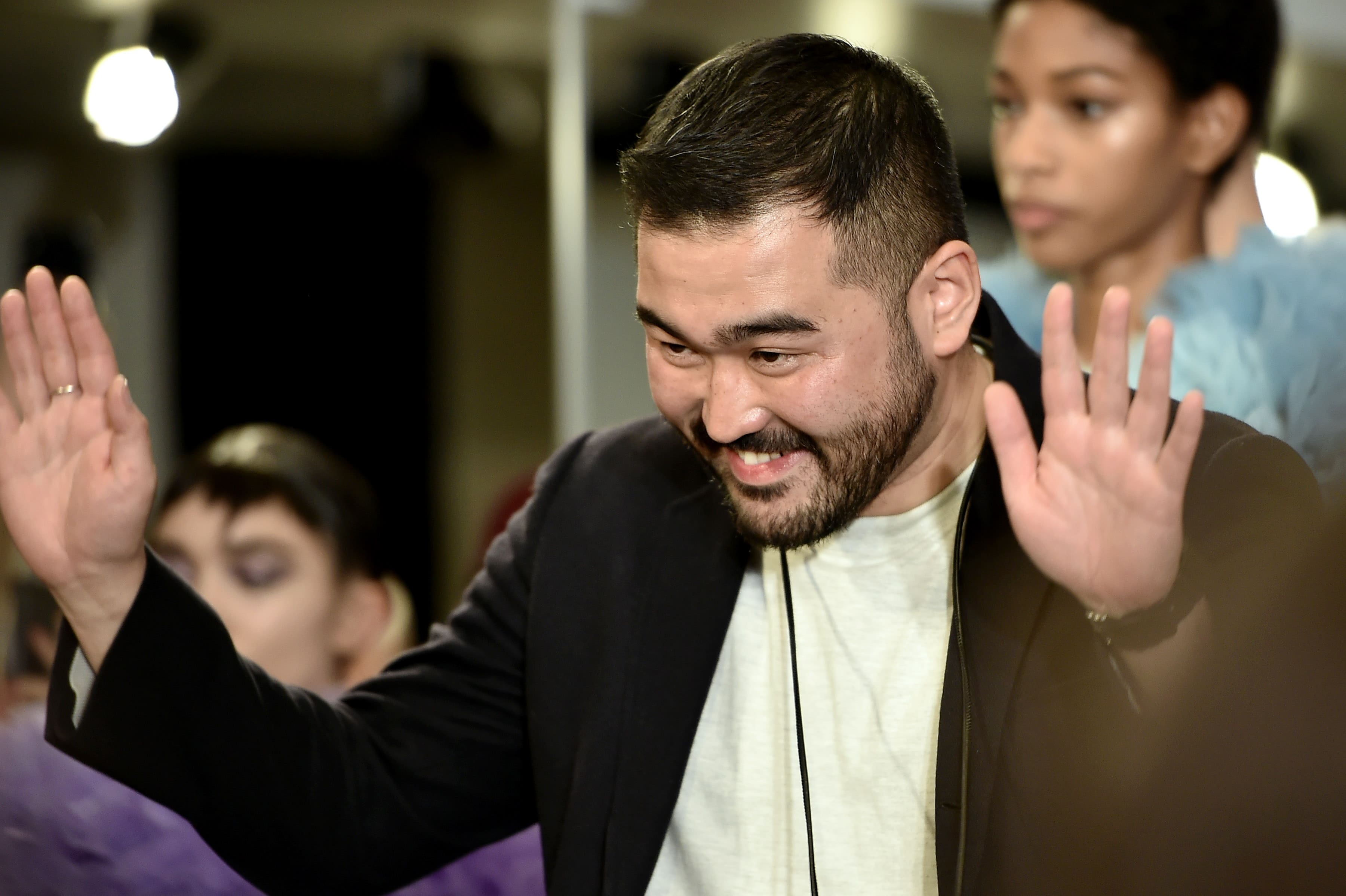 NEW YORK, NY - FEBRUARY 08: Tomo Koizumi walks the runway for the Tomo Koizumi fashion show during New York Fashion Week at Marc Jacobs Madison on February 8, 2019 in New York City.  (Photo by Steven Ferdman/Getty Images) (Photo by Steven Ferdman/Getty Images) (Photo by Steven Ferdman/Getty Images)