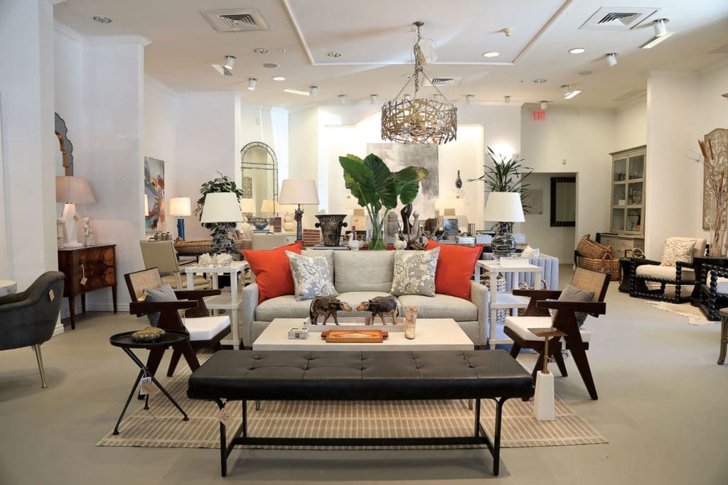  Home design mainstay Mecox has moved into a striking new space in Rice Village. (Photo by Ana Hop)