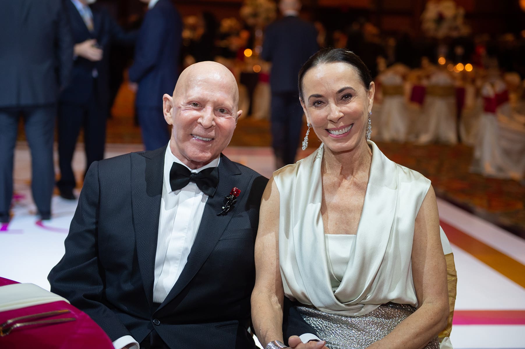 Lester & Sue Smith at the Seven Acres Jewish Community Center gala in February. (Photo by Wilson Parish)