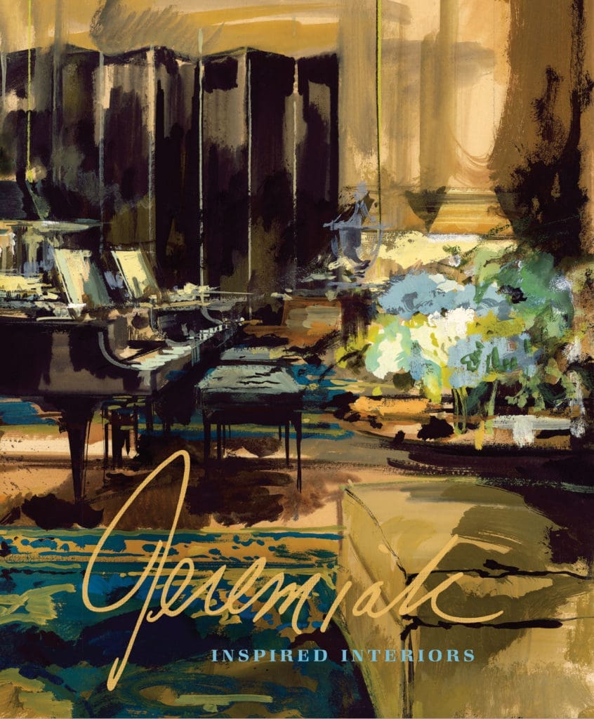 Jeremiah: Inspired Interiors (Powerhouse Books, 2018), the lush tome of room illustrations by Jeremiah Goodman