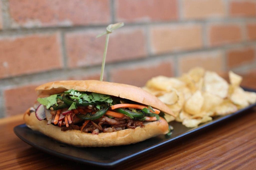 Off The Cuff in Deep Ellum will have sandwiches, such as The Phat Banh Mi. Courtesy of Off The Cuff