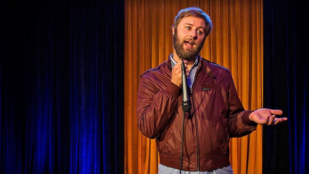 Rory Scovel is known for his stand-up comedy and acting in  current shows like "Physical."
