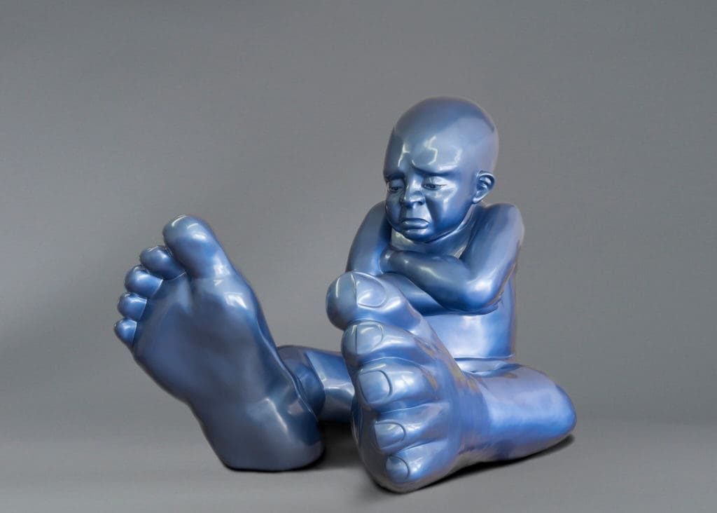 Idan Zareski's Babyfoot sculpture is coming to Dallas in March. 