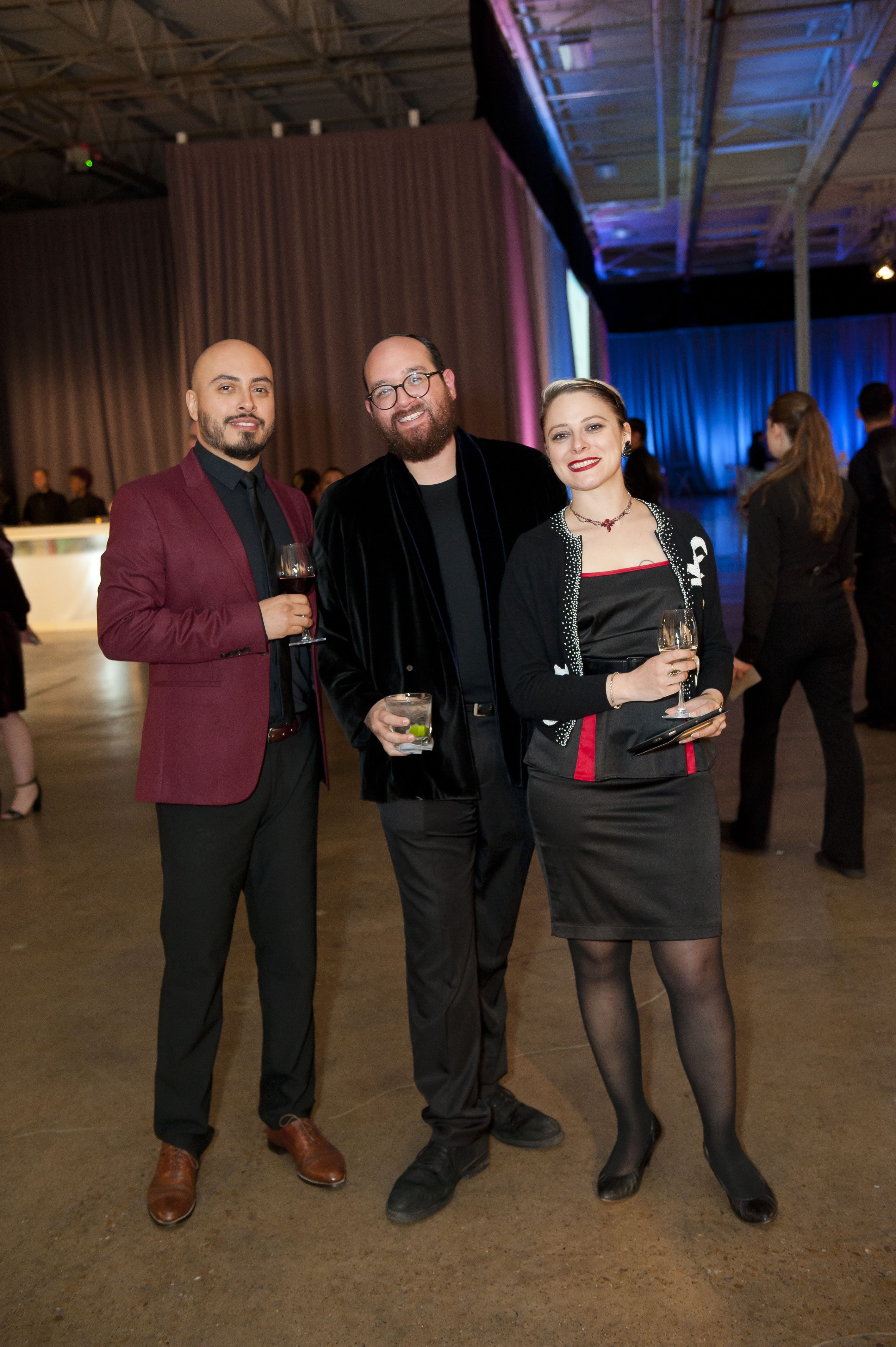 Arthur Peña, Randy Guthmiller, Madeline Freeman (Photo by Tamytha Cameron.)