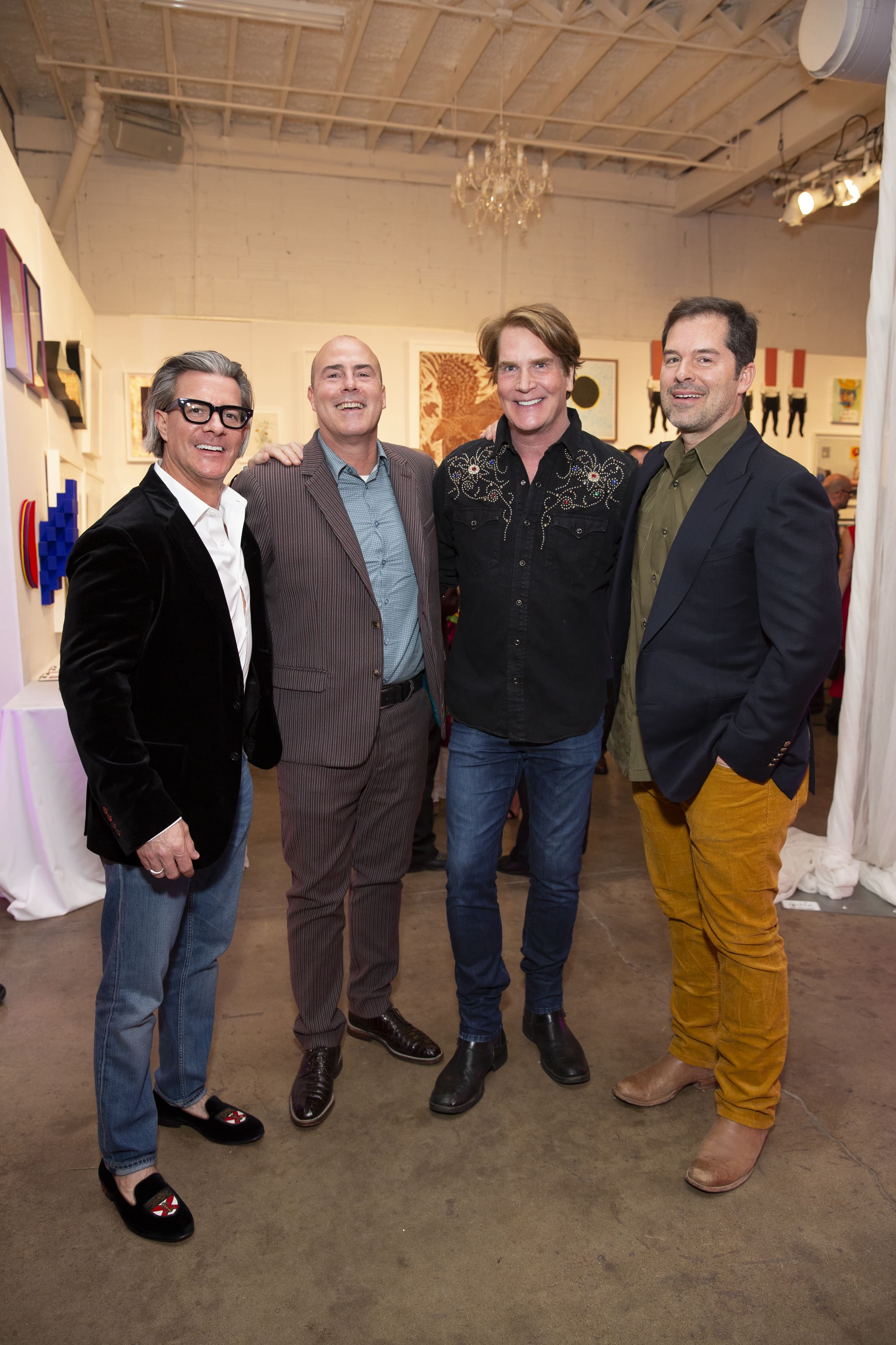 Benjamin Urban, Pepper Paratore, George Lancaster, Michael Landrum (Photo by Jenny Antill Clifton and Johnny Than)