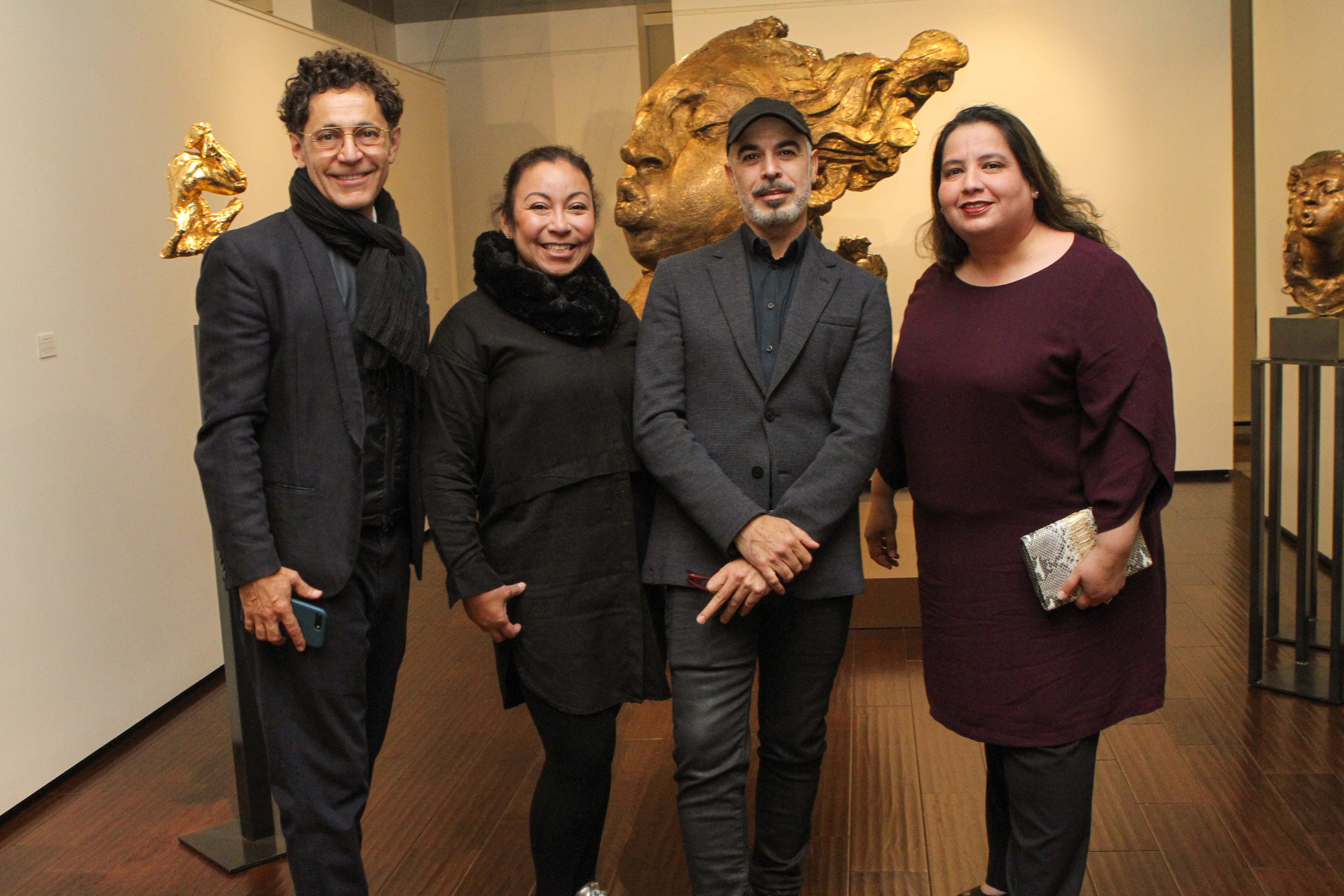 Eduardo Mier y Terán, Adriana Avendano, Javier Marín, Zenia Quintana (Photo by Chris P. Bachman)