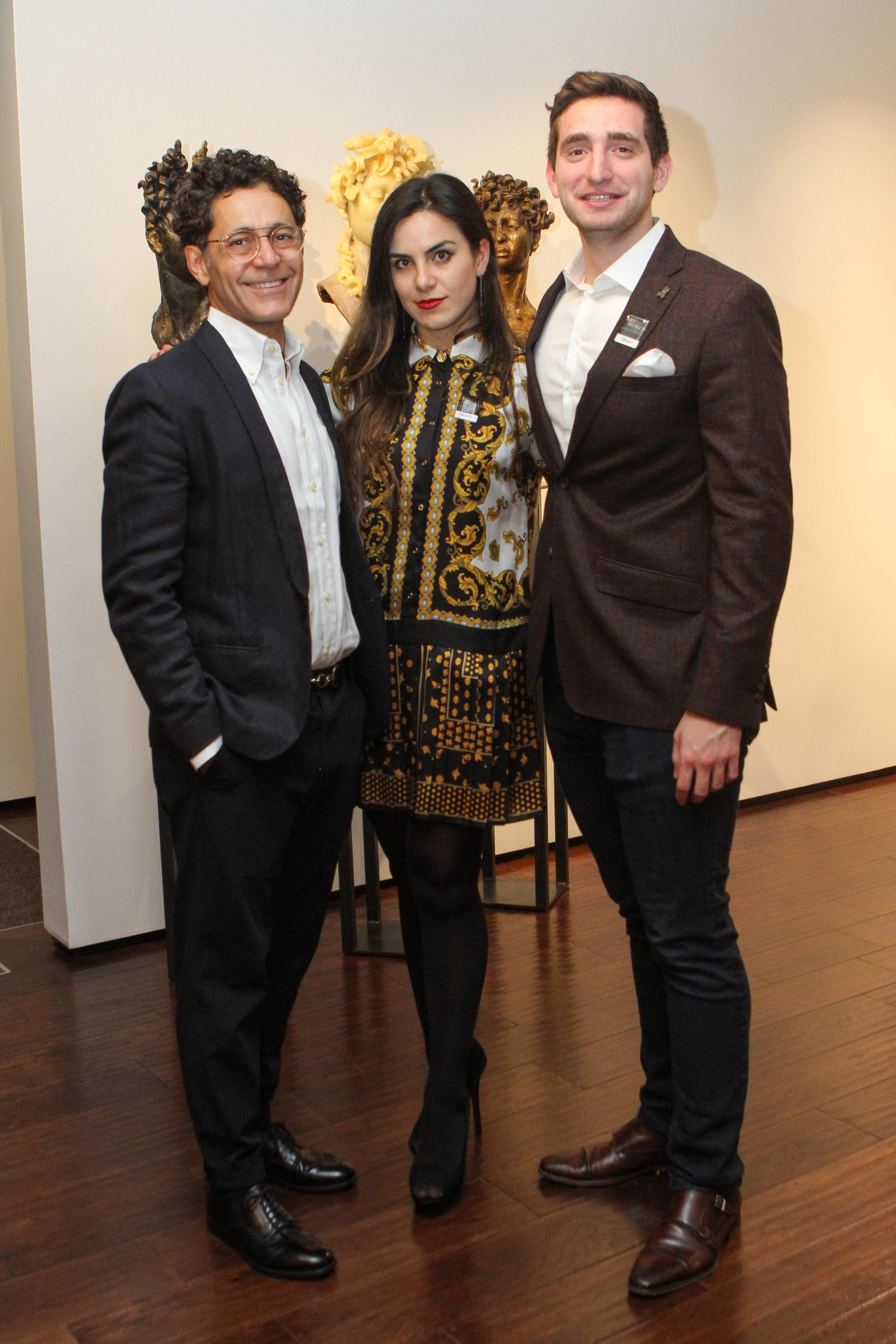 Eduardo Mier y Terán, Pamela Encinas, Mauricio Sampogna (Photo by Chris P. Bachman)