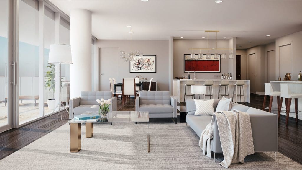 There are twelve different floor plans ranging from 1,850 square feet to 11,000 square feet.