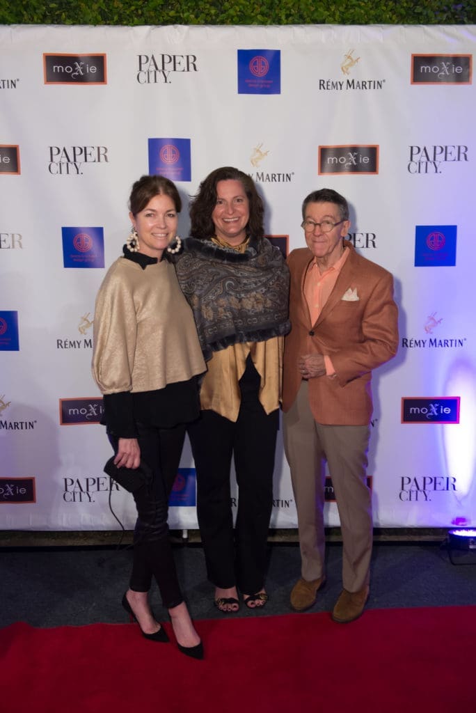 Jane Wood, Lauren Hudson, Jerry Jeanmard at Moxie. (Photo by Emile C. Browne)
