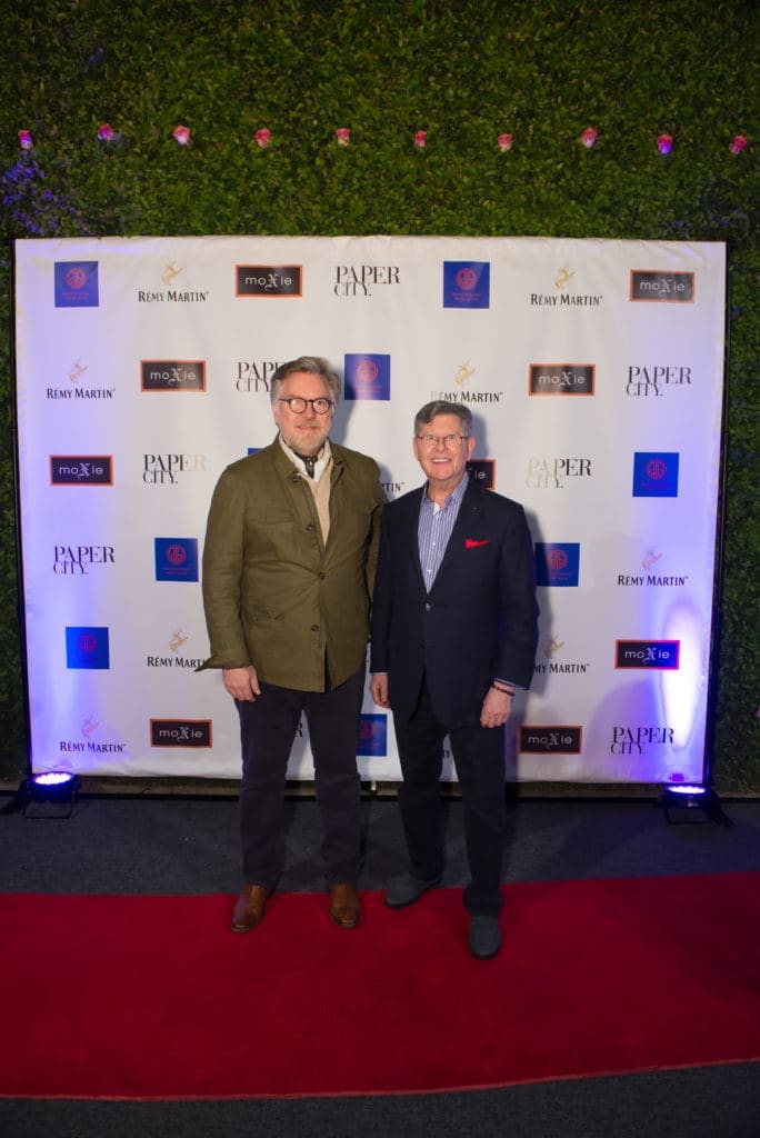 Jon Green, Don Weissman at Moxie. (Photo by Emile C. Browne)