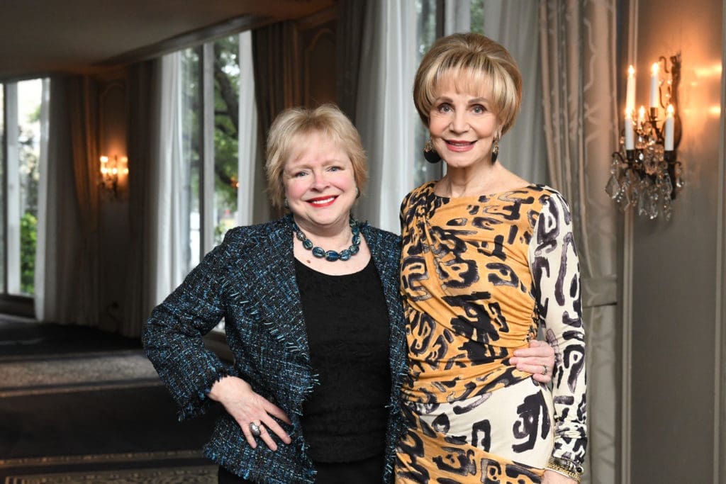 Leila Perrin and Leisa Holland Nelson at El Centro  de Corazón luncheon  (Photo by Daniel Ortiz)