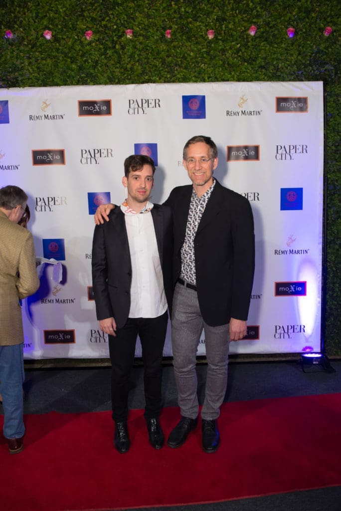 Luis de las Cuevas & Ben Koush at Moxie. (Photo by Emile C. Browne)