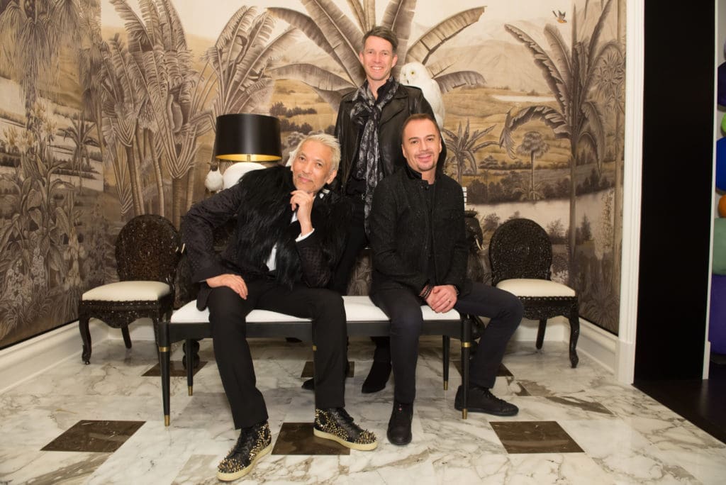 Marc Nguyen, Sverre Brandsberg-Dahl, Adrián Dueñas at Moxie. (Photo by Emile C. Browne)