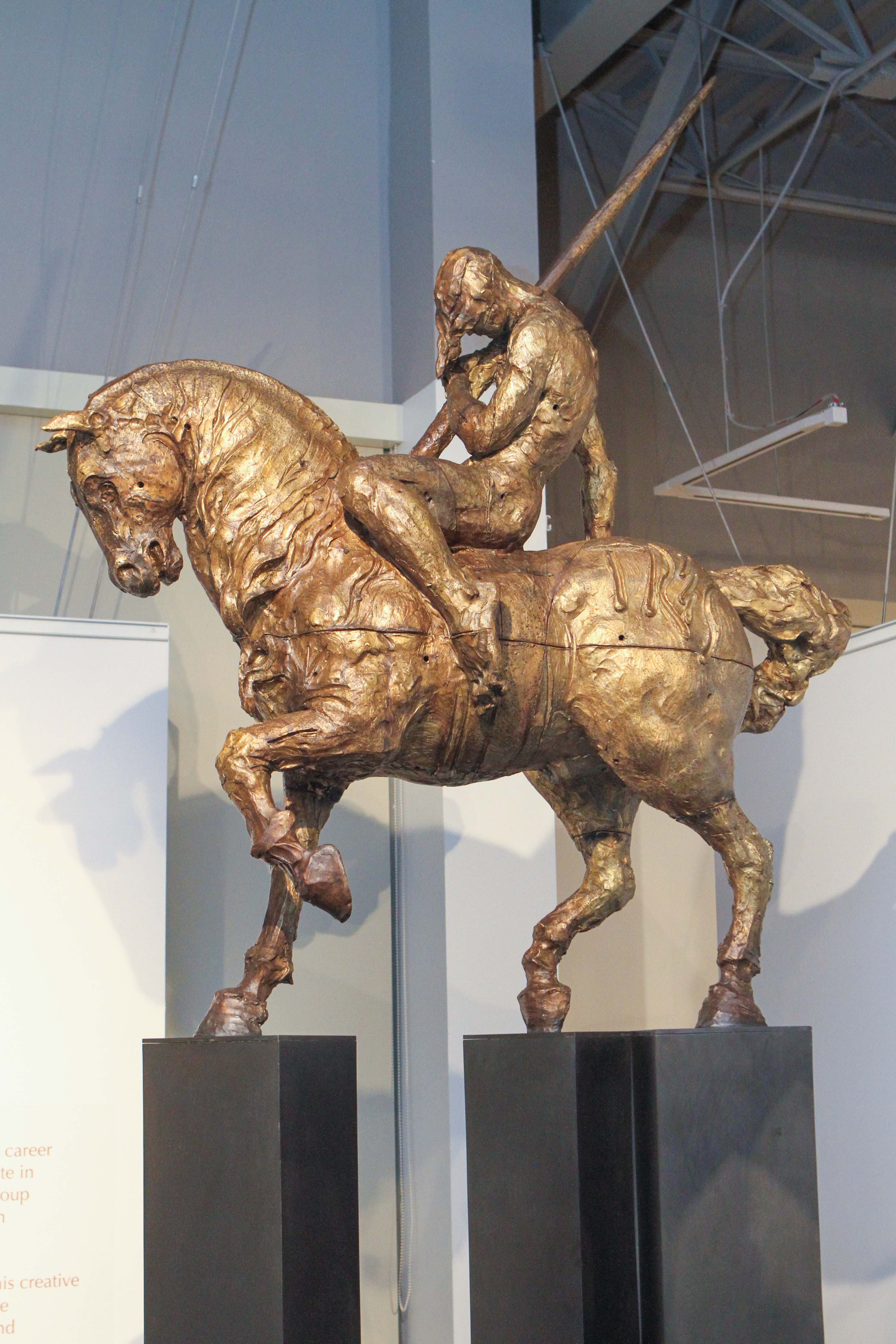 Marín is also known for his series of riders recalling the antique tradition. (Photo by Chris P. Bachman)