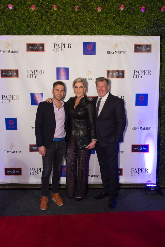 Michael Mandola, Courtney Hopson, Neal Hamil at Moxie. (Photo by Emile C. Browne)