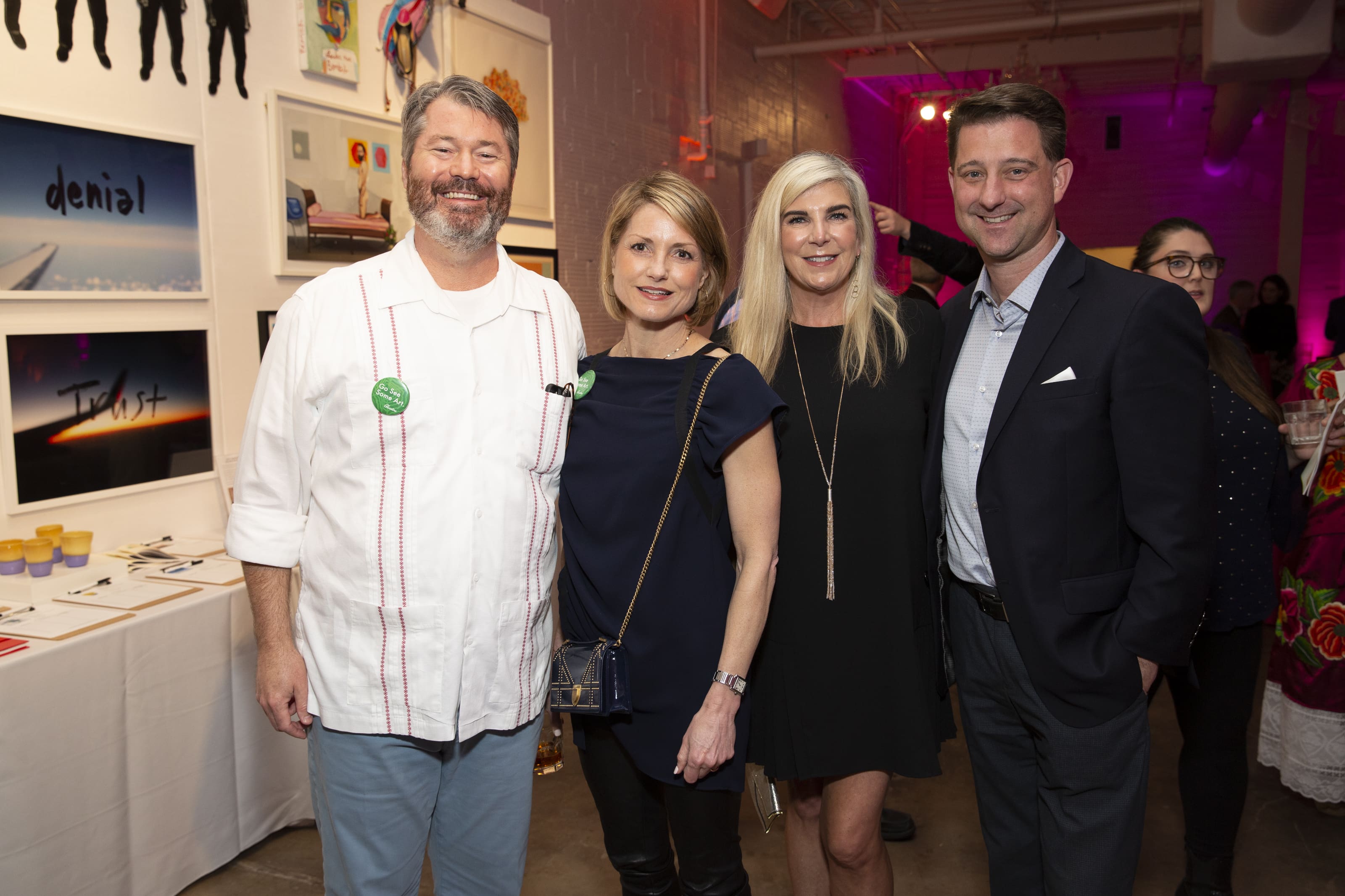Patrick & Bridget Wade, Yvette & Scott Hill (Photo by Jenny Antill Clifton and Johnny Than)