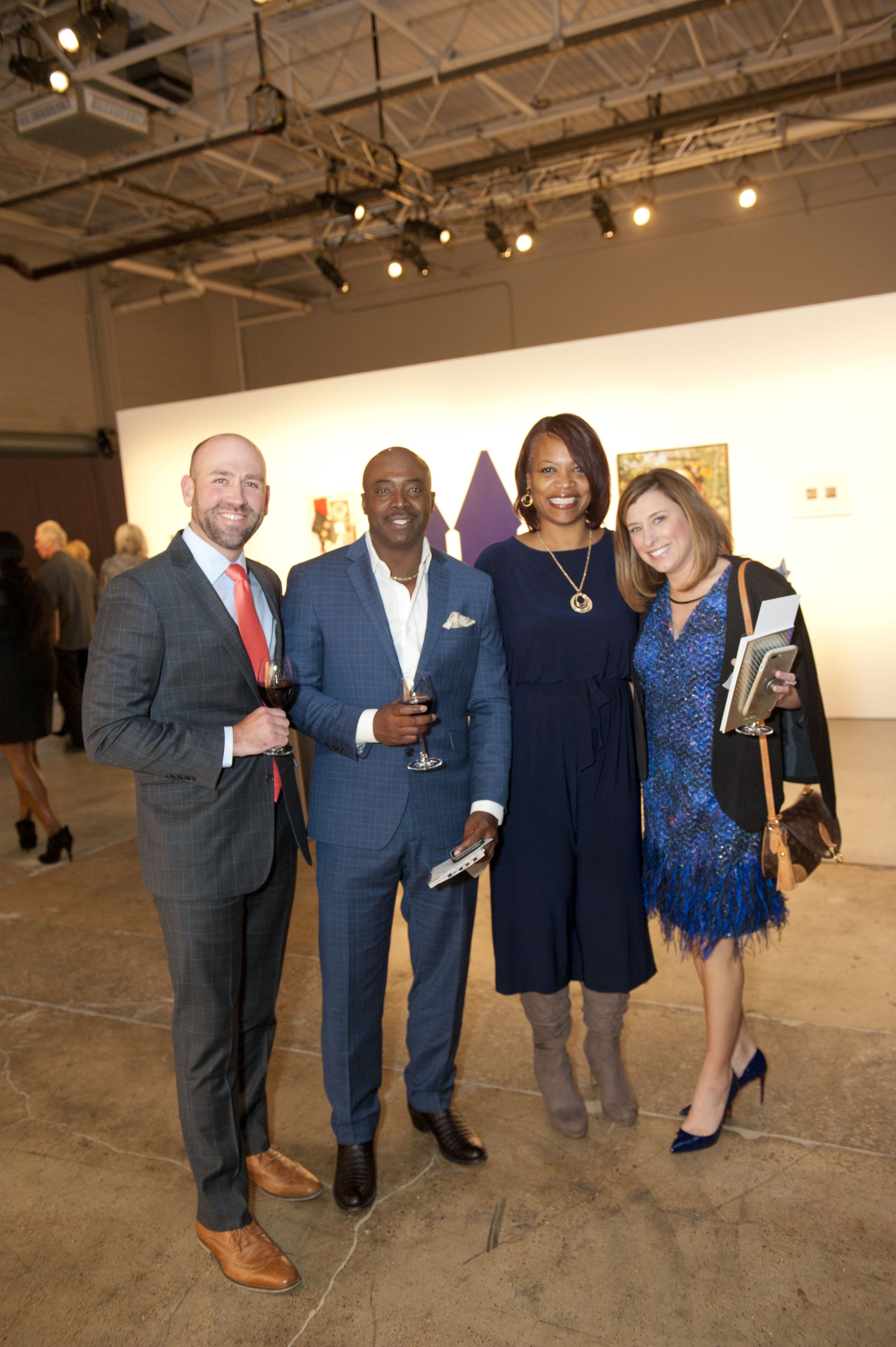 Scott Breitkreutz, Trelaine Mapp, Marisha Mapp, Sarah Breitkreutz (Photo by Tamytha Cameron.)