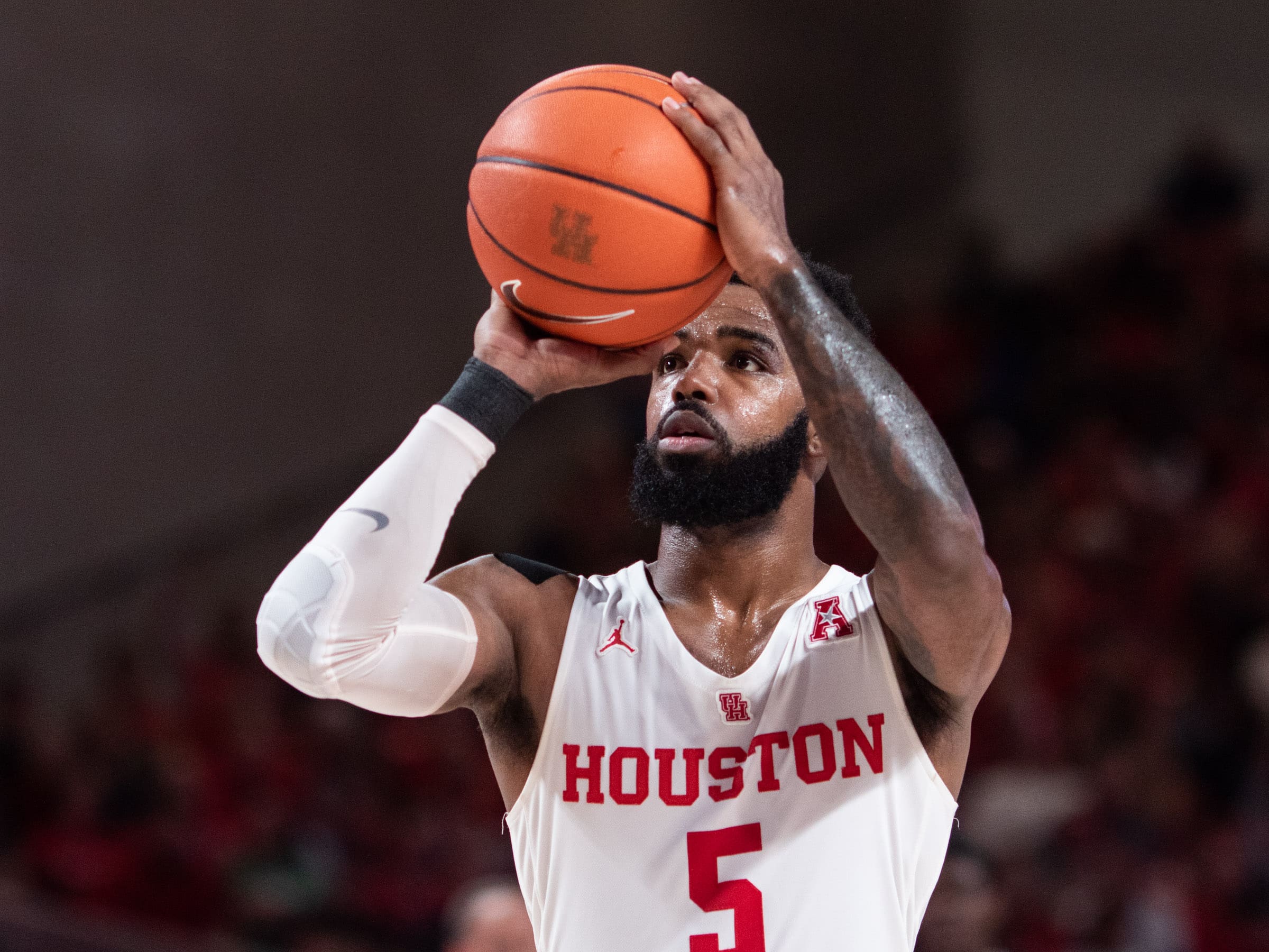 University of Houston guard Corey Davis Jr. is the team's sometimes hidden star.