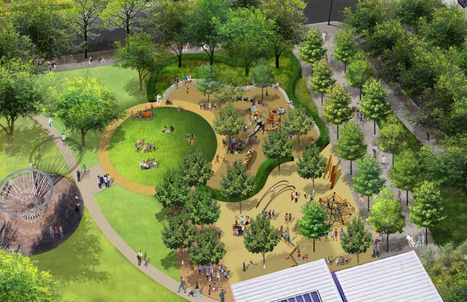Discovery Green is in for a $12-million makeover. (Photo courtesy of Hargreaves  Associates and Discovery Green)