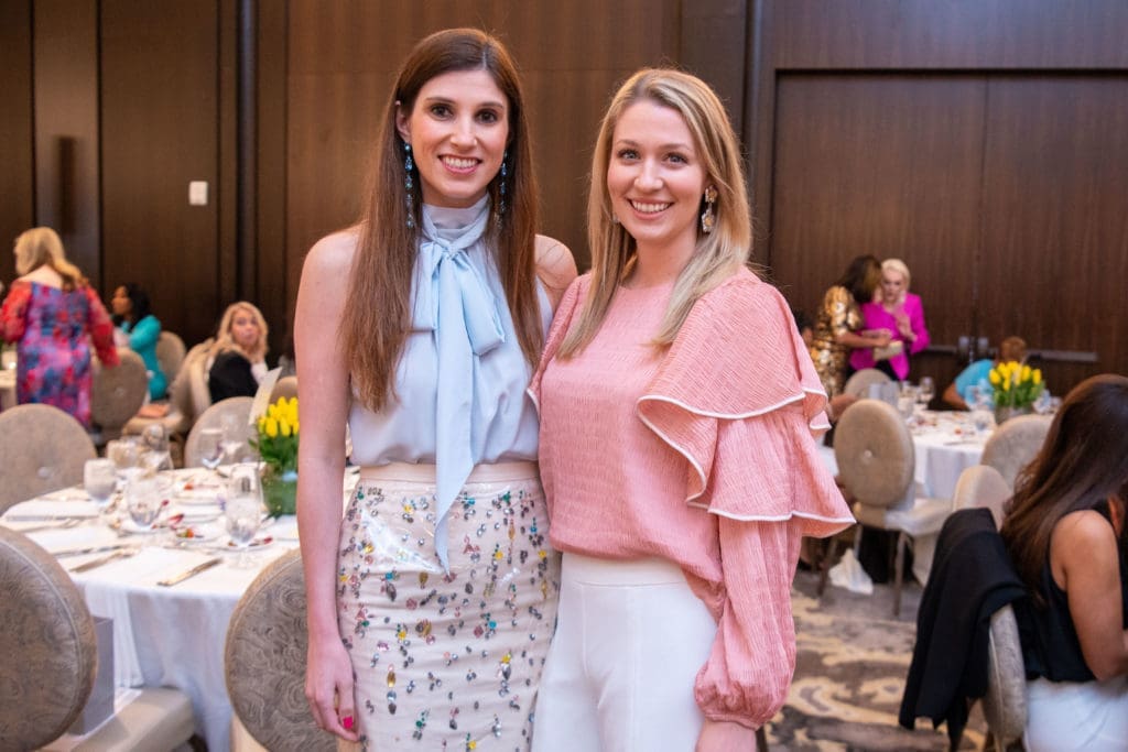 Camille Connelly, Christina Stith
at the Best Dressed Luncheon at the 2019 Post Oak Hotel. (Photo by Michelle Watson/CatchlightGroup.com)
