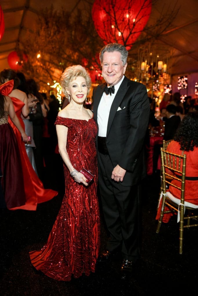 Margaret Alkek Williams, Bill Stubbs at Asia Society's 2019 Tiger Ball: Celebrating Asia Society's 40th Anniversary in Houston. (Photo by Daniel Ortiz)