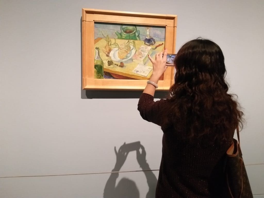 To decipher the meaning between the objects Van Gogh deployed in this canvas, "Still Life with a Plate of Onions," 1889, painted soon after he was treated for cutting off his ear, head to the MFAH. 
