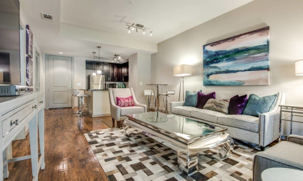 Dr. Richard Harris calls the 500 Crawford fourth floor rental home. (Courtesy photo)