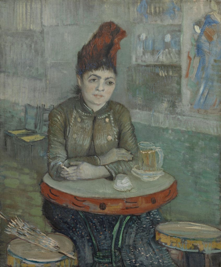 Vincent van Gogh’s "In the Café: Agostina Segatori in Le Tambourin," 1887, has a fascinating back story, involving the artist's romance that did not end well. See the exhibition and acquire the catalogue to learn more about Van Gosh's relation to this subject. (Collection Van Gogh Museum, Amsterdam. Vincent Van Gogh Foundation)