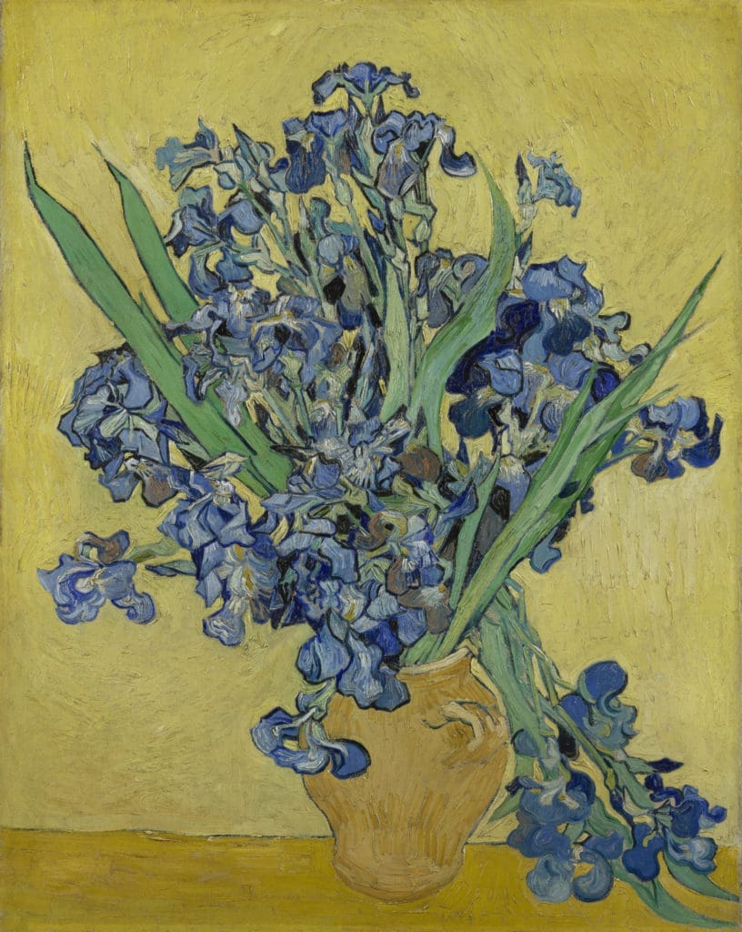 What's a Van Gogh show without this canvas from the last year of his life: "Irises," 1890. (Collection Van Gogh Museum, Amsterdam. Vincent Van Gogh Foundation)