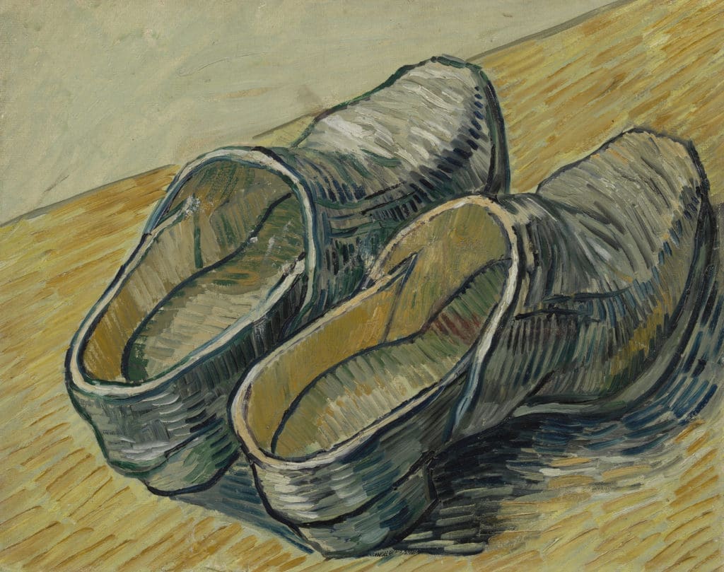 Van Gogh's "A Pair of Leather Clogs," 1889, resonates with intensity. (Collection Van Gogh Museum, Amsterdam. Vincent Van Gogh Foundation)