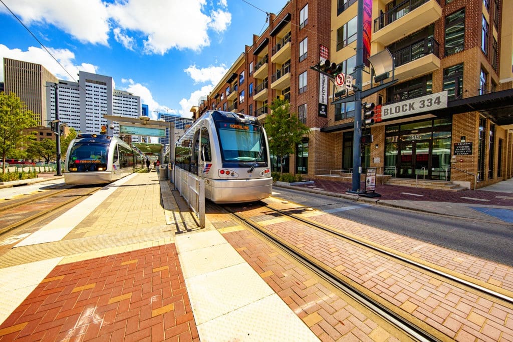 No car necessary at Block 334 with METRO just outside the front door.