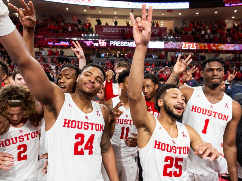 University of Houston's basketball players are enjoying a season of moments. (Photo by F. Carter Smith)