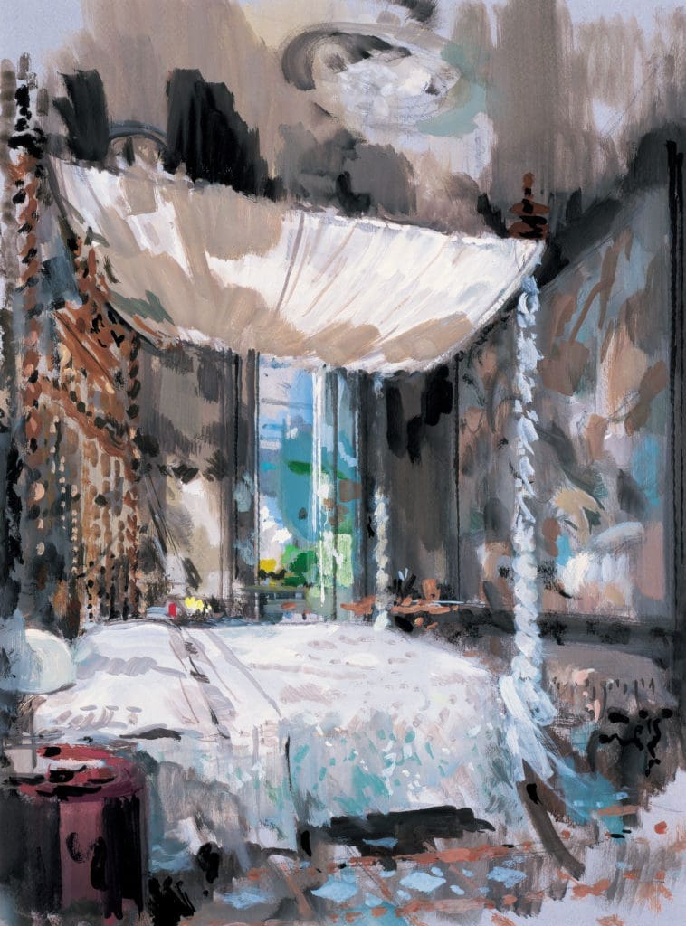 Elsa Peretti Bedroom, Barcelona, 2000
