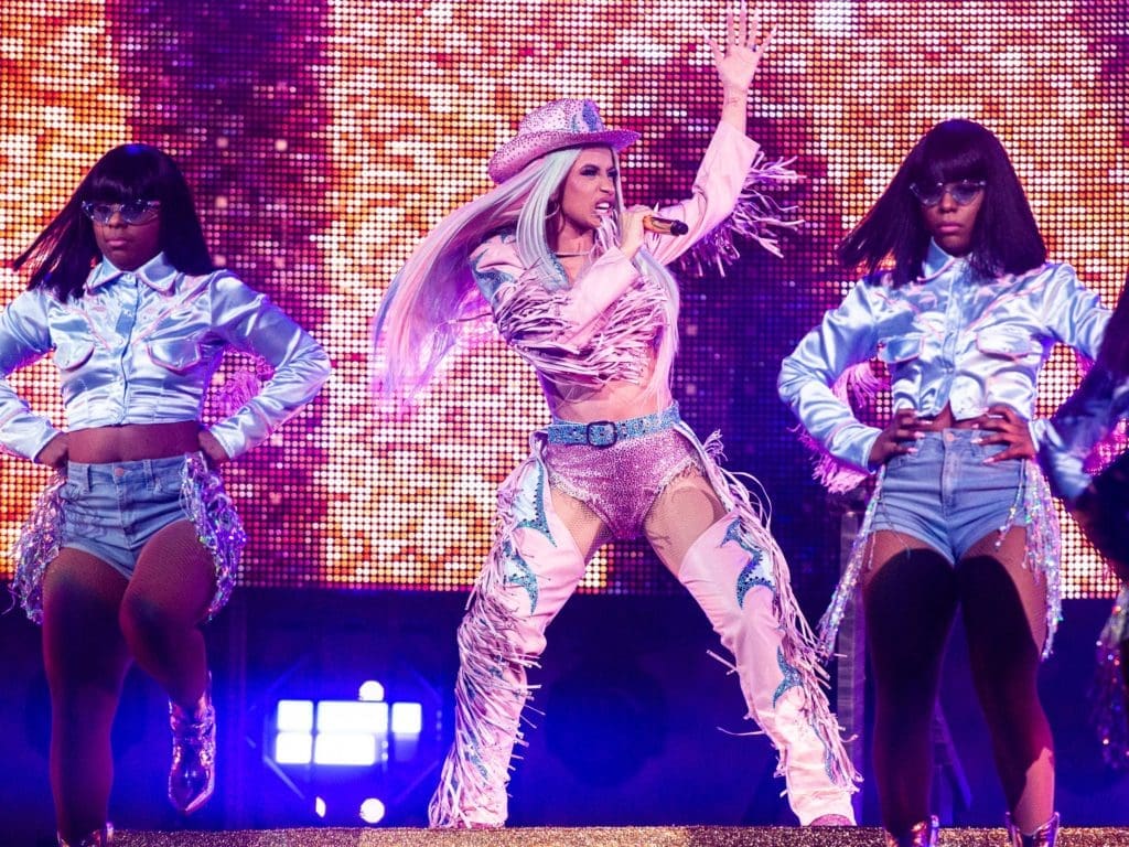 Who says Cardi B has no cowgirl skills? (Photo by F. Carter Smith)