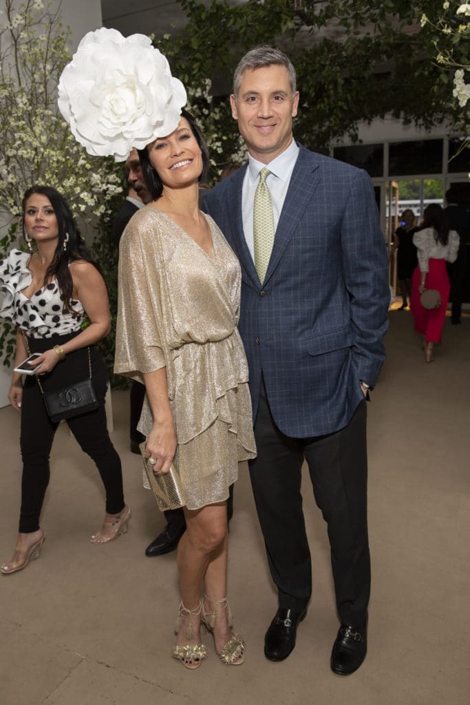 Francine & Westy Ballard at Studio Menil's Paper Ball (Photo by Jenny Antill Clifton)