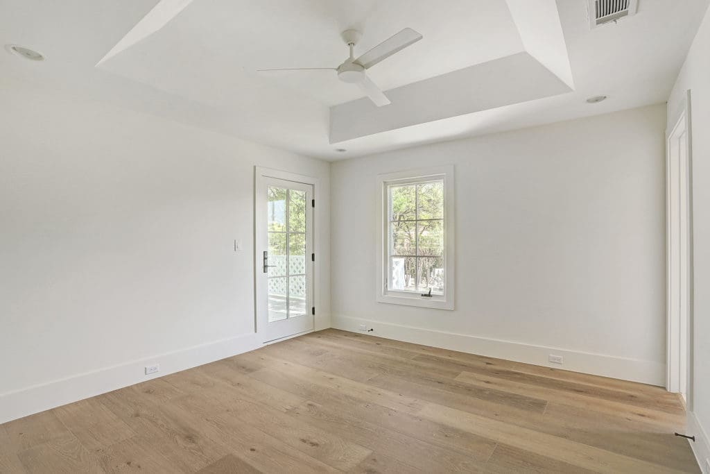 A secondary bedroom.