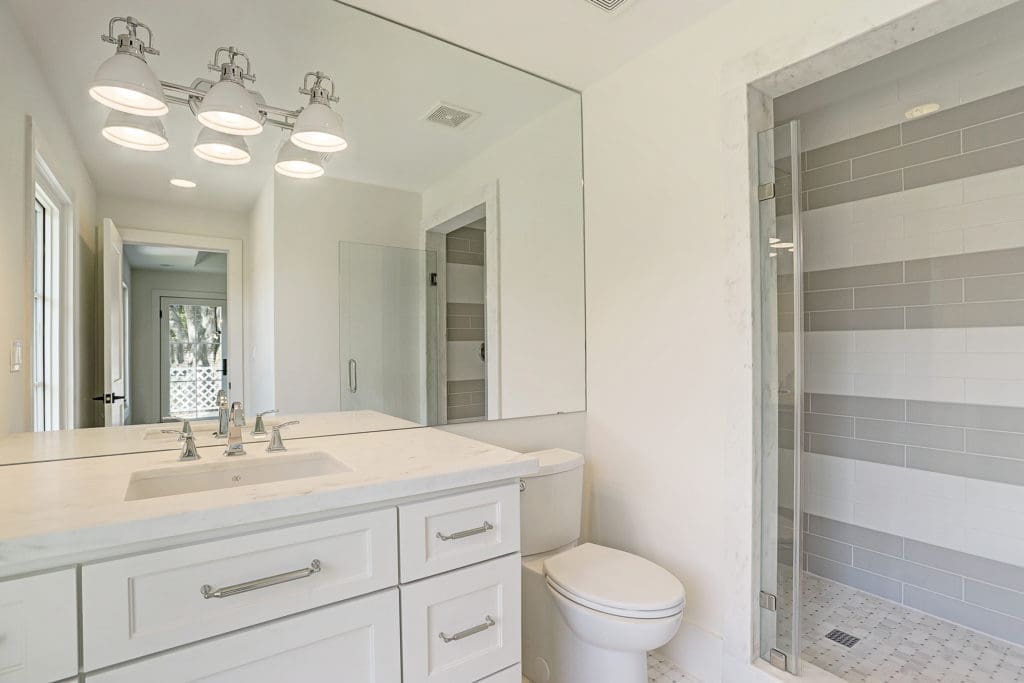 A secondary bath.