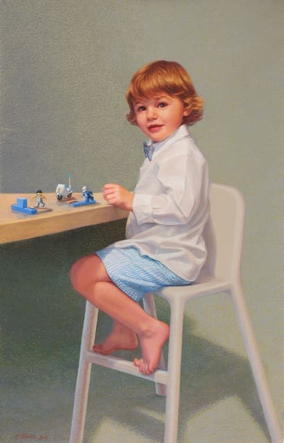 Gio, pastel, 38 x 24