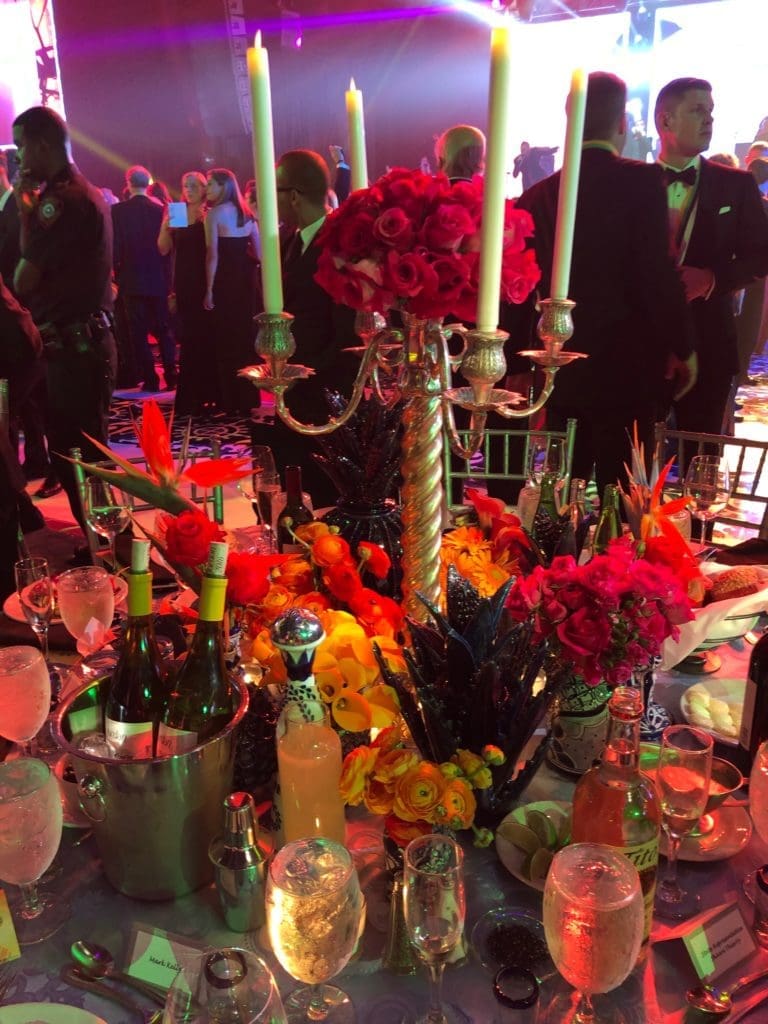 VIP table tops at the San Luis Salute in Galveston (Shelby Hodge Photo)