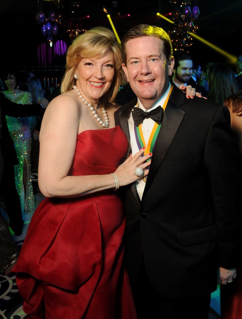Kathryn and Jeff Smith at the San Luis Salute in Galveston.  (Dave Rossman Photo)