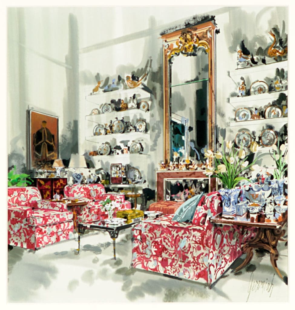 Living Room of President Ronald Reagan and Mrs. Regan, 1992