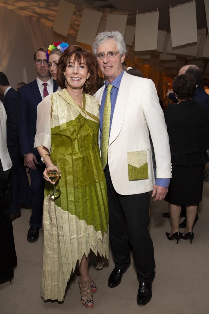 Marcy Taub Wessel & Tom Wessel at Studio Menil's Paper Ball (Photo by Jenny Antill Clifton)
