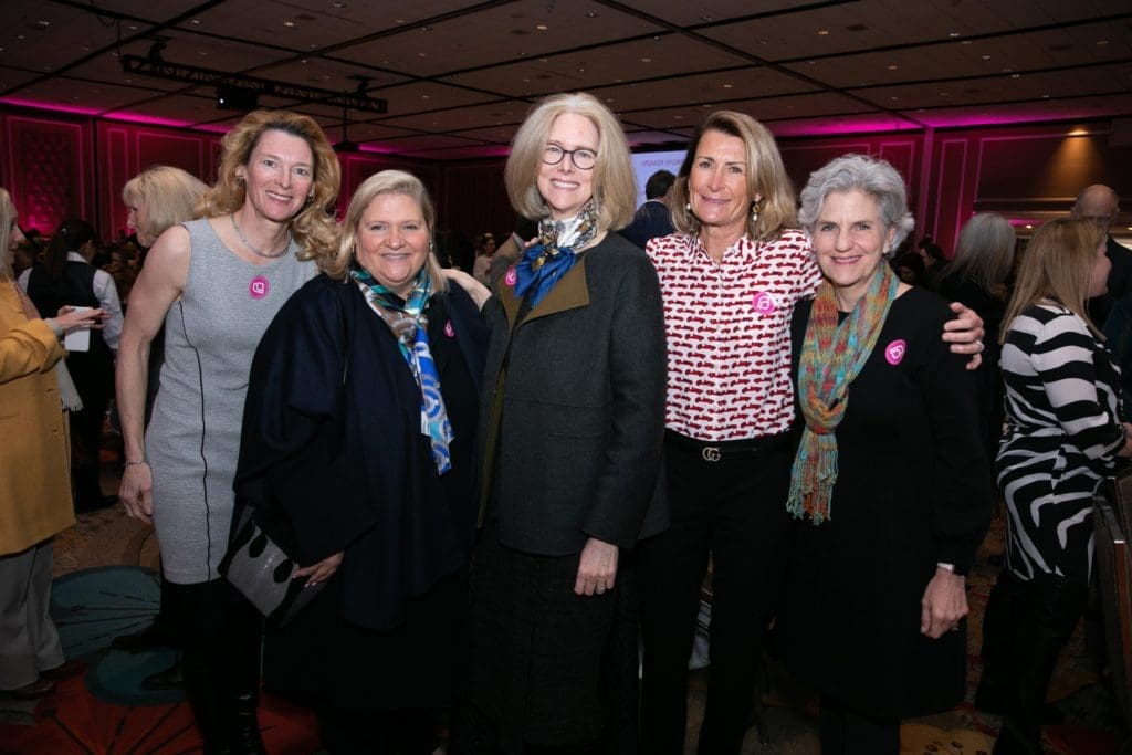 Kaari Wickland, Suzanne Perot McGee, Missy Montgomery, Sue Wagley and Monique Black