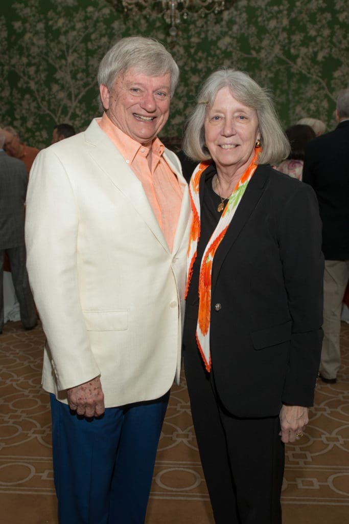 Rusty & Tissy Hardin at the University of Texas annual Texas Exes scholarship dinner at River Oaks Country Club.  (Photo by Jacob Power)